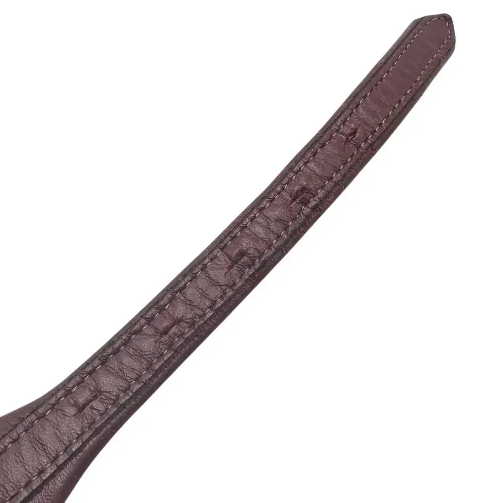 Dun Dee | Women | Cherry Full Grain Leather Western Metallic Braided Belt | 28